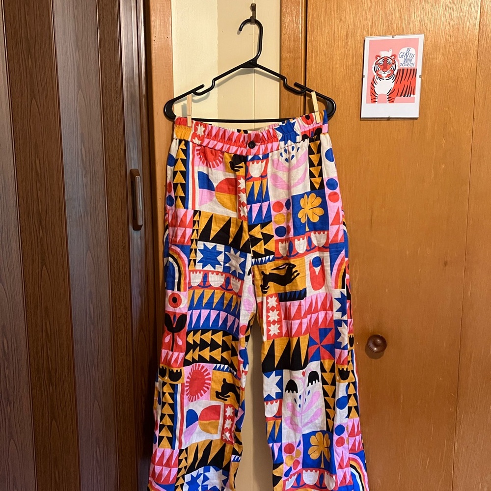 Nooworks Lisa Congdon Linen Pants - Picture 2 of 8